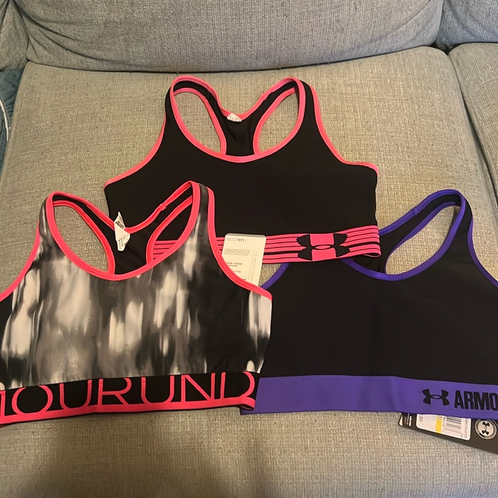 LOT 3 Under Armour Sports Bras
